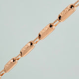 Cadena Rustica Tribal 13.85gr / 62.7cm / 3.6mm Oro Rosa 18K %