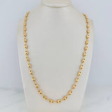 Cadena Rustica Tornillo 14.85gr / 61.4cm / 4.2mm Oro Amarillo 18K %