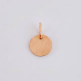 Dije Placa Letra A 0.9gr / 1.5cm / Oro Rosa 18K