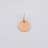 Dije Placa Letra V 0.9gr / 1.5cm / Oro Rosa 18K ©