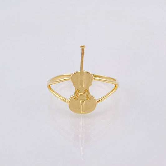 Anillo Violonchelo 1.4gr / T7 1/4 / Oro Amarillo 18K