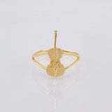 Anillo Violonchelo 1.4gr / T7 1/4 / Oro Amarillo 18K