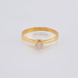 Anillo Solitario 1.8gr / T6 3/4 / Oro Amarillo 18K