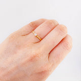 Anillo Solitario 1.8gr / T6 3/4 / Oro Amarillo 18K