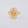 Anillo Virgen Guadalupe Bardera 2gr / T6 3/4 / Dos Oros Amarillo Rosa 18K