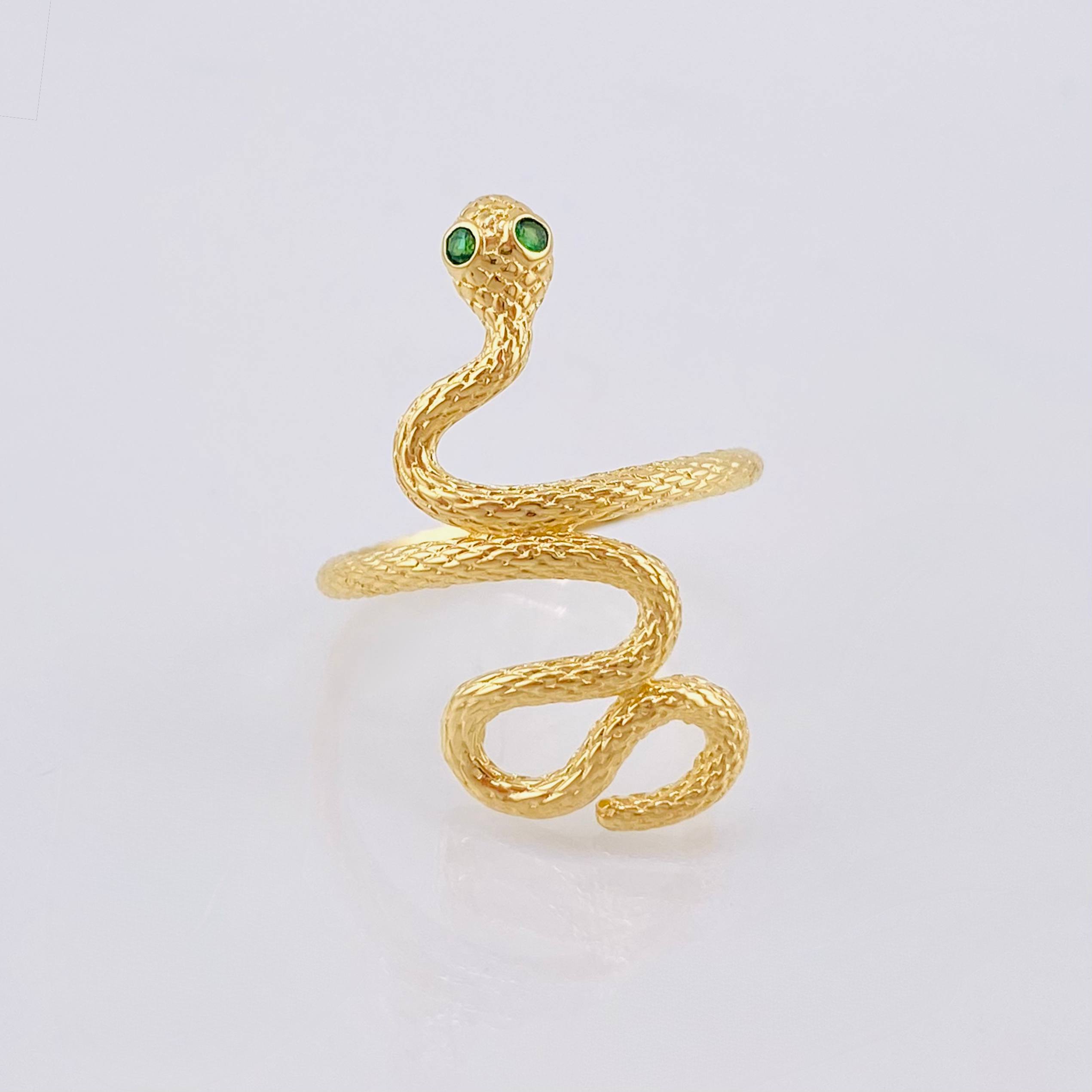 Anillo Serpiente 2.5gr / T6 3/4 / Oro Amarillo 18K