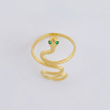 Anillo Serpiente 2.5gr / T6 3/4 / Oro Amarillo 18K