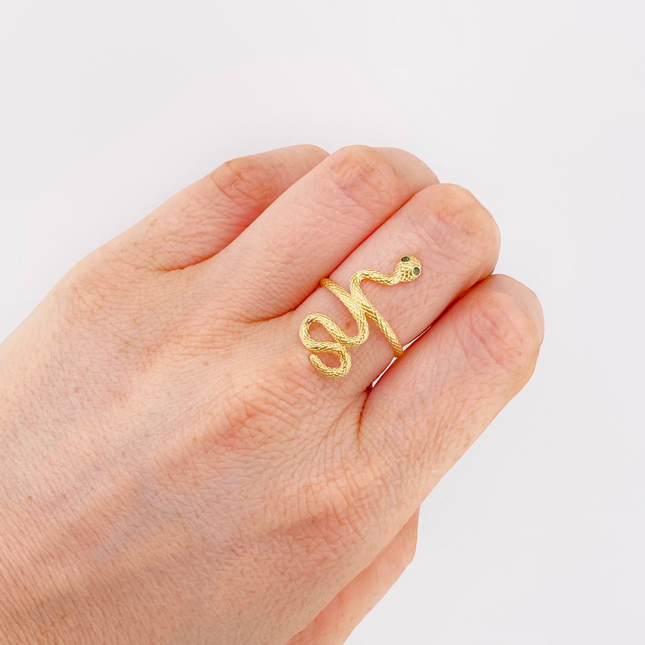 Anillo Serpiente 2.5gr / T6 3/4 / Oro Amarillo 18K