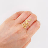Anillo Serpiente 2.5gr / T6 3/4 / Oro Amarillo 18K