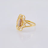 Anillo Virgen De Guadalupe 2.9gr / T7 1/2 / Tres Oros 18K