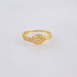 Anillo Curva infinito 2.25gr / T7 3/4 / Oro Amarillo 18K