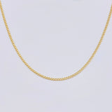Cadena Cubana 2gr / 60cm / 2.1mm Oro Amarillo +1 18K ©