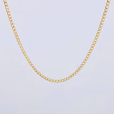 Cadena Cubana 2gr / 60cm / 2.1mm Oro Amarillo +1 18K *