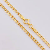 Cadena Cubana 2.05gr / 60cm / 2.2mm Oro Amarillo +1 18K