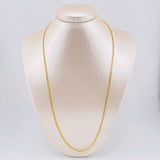 Cadena Cubana 3.25gr / 60cm / 2.6mm Oro Amarillo +1 18K