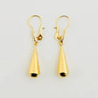 Candongas Lagrima 1gr / 3.3cm / Oro Amarillo 18K %