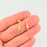 Candongas Corneta Lazo 1.15gr / 3.3cm / Oro Amarillo 18K *