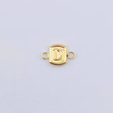 Herraje Letra D 0.3gr / 1.3cm / Oro Amarillo 18K ©