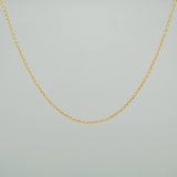 Cadena Aro Seguido 1.25gr / 45.3cm / 0.6mm Oro Amarillo +3 18K %