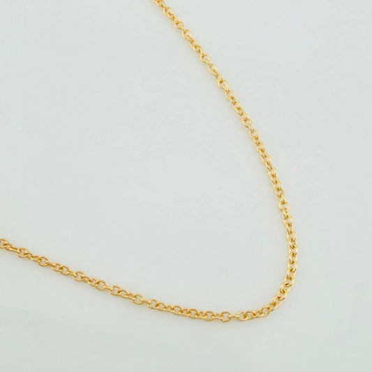 Cadena Aro Seguido 1.3gr / 45cm / 0.8mm Oro Amarillo +3 18K %