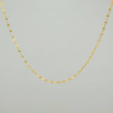 Cadena Flor Espejo 0.8gr / 44.5cm / 0.8mm Oro Amarillo +3 18K &