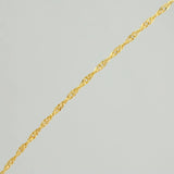 Cadena Singapur 0.85gr / 40cm / 0.5mm Oro Amarillo +3 18K &