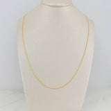 Cadena Singapur 0.85gr / 40cm / 0.5mm Oro Amarillo +3 18K &