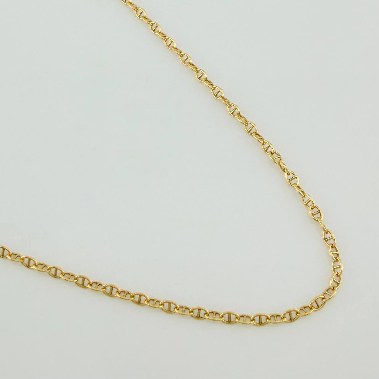 Cadena Escalera Volga 1.8gr / 45cm / 0.6mm Oro Amarillo +3 18K &