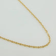 Cadena Escalera Volga 1.8gr / 45cm / 0.6mm Oro Amarillo +3 18K &