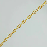 Cadena Escalera Volga 1.8gr / 45cm / 0.6mm Oro Amarillo +3 18K &