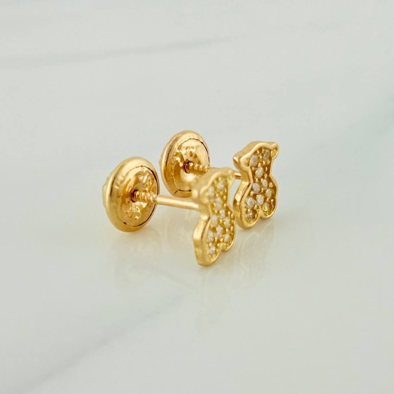 Topos Oso Ts 0.95gr / 4.9mm Oro Amarillo 18K %