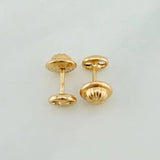 Topos GC 0.5gr / 4.7mm / Rayados Oro Amarillo 18K &