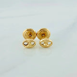 Topos GC 0.5gr / 4.7mm / Rayados Oro Amarillo 18K &