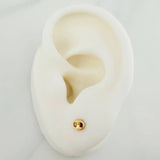 Topos GC 0.5gr / 4.7mm / Rayados Oro Amarillo 18K &