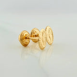 Topos Virgen Milagrosa 0.75 g / 8.05 mm Oro Amarillo 18K
