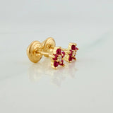 Topos Flor 0.8gr / 4.9mm Oro Amarillo 18K %