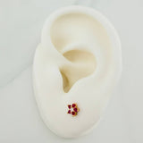 Topos Flor 0.8gr / 4.9mm Oro Amarillo 18K %