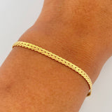 Pulso Serpiente 2.55gr / 19cm / 2.7mm Oro Amarillo +3 18K $