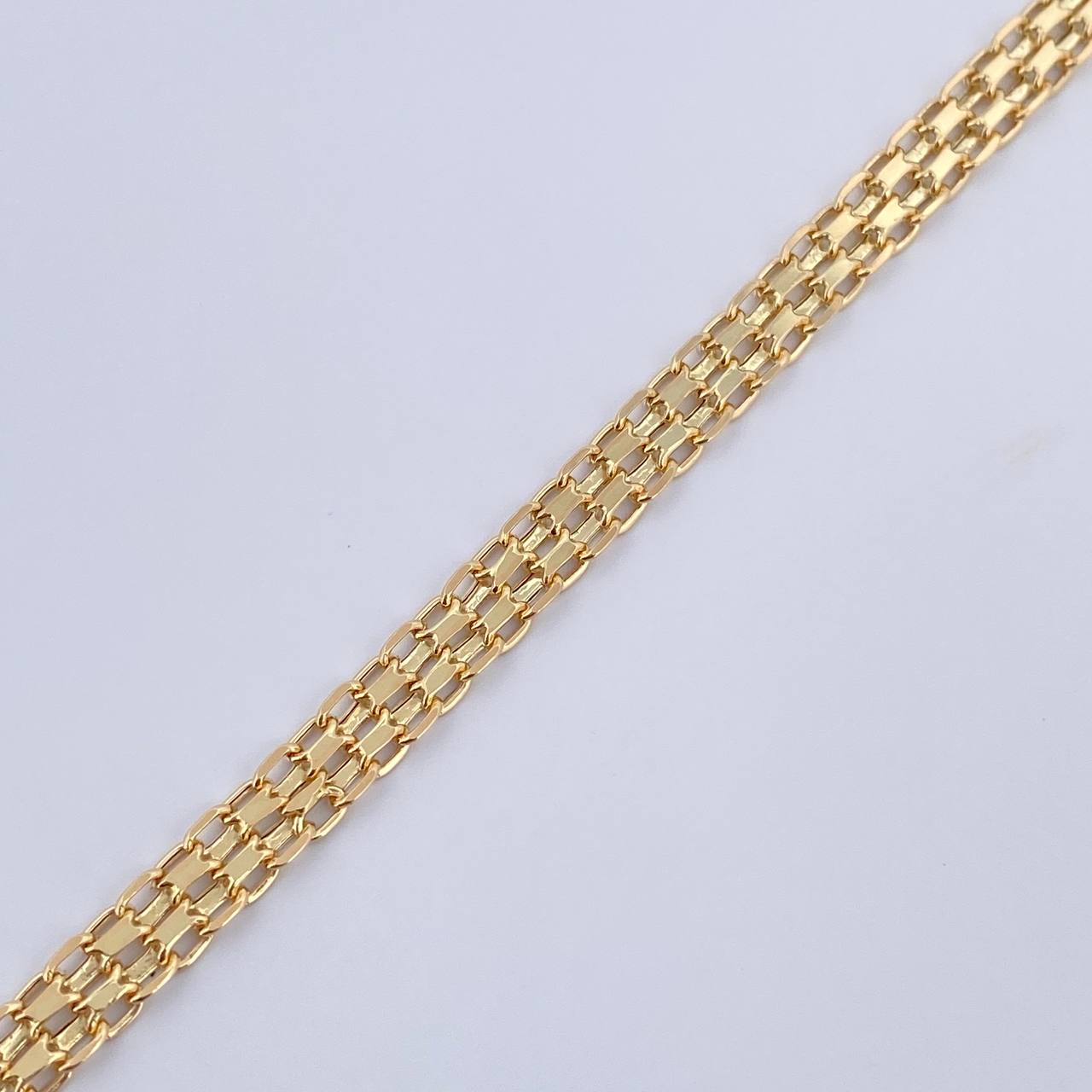 Pulso Chino 3.9gr / 20.5cm / 4.5mm Oro Amarillo +0 18K $