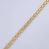 Pulso Chino 2.4gr / 19cm / 3mm Oro Amarillo +1 18K $