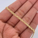 Pulso Chino 2.3gr / 19.3cm / 3mm Oro Amarillo +1 18K $