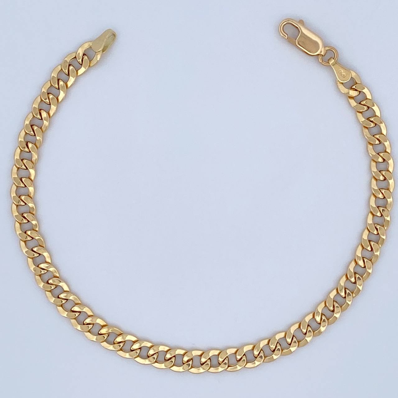 Pulso Cubano 4.4gr / 20cm / 5mm Oro Amarillo +0 18K $