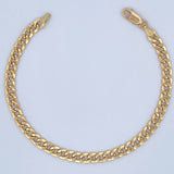 Pulso Cubano 4.4gr / 20cm / 5mm Oro Amarillo +0 18K $