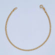 Pulso Cubano 1gr / 19cm / 2mm Oro Amarillo +1 18K $