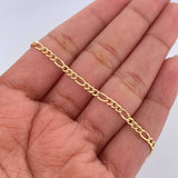 Pulso Figaro 1.15gr / 19.2cm / +1 Oro 18K &