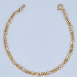 Pulso Figaro 1.75gr / 20cm / 3.2mm Oro Amarillo +1 18K $