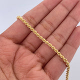 Pulso Lazo 1.85gr / 19cm / 2.5mm Oro Amarillo +3 18K $