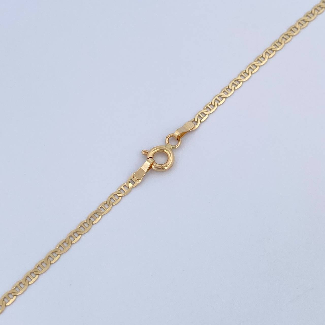 Cadena Escalera 3.3gr / 50cm / 1.9mm Oro Amarillo +3 18K $
