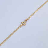 Cadena Escalera 3.3gr / 50cm / 1.9mm Oro Amarillo +3 18K $