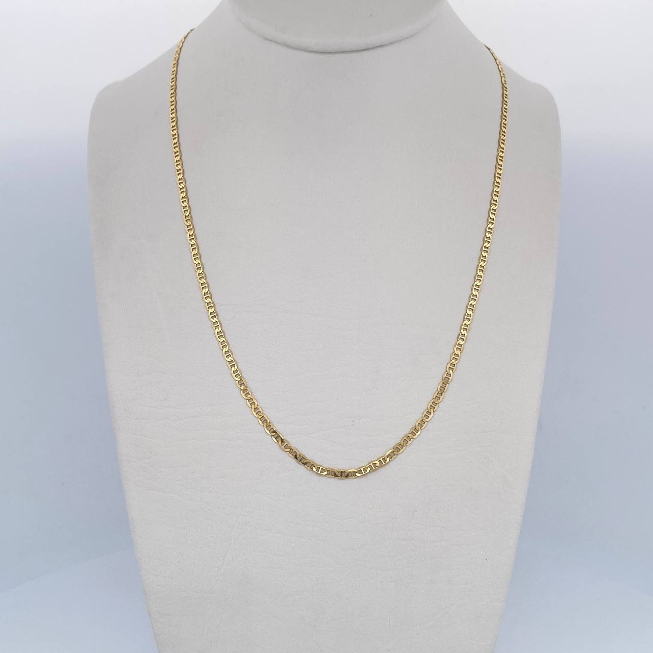 Cadena Escalera 3.3gr / 50cm / 1.9mm Oro Amarillo +3 18K $